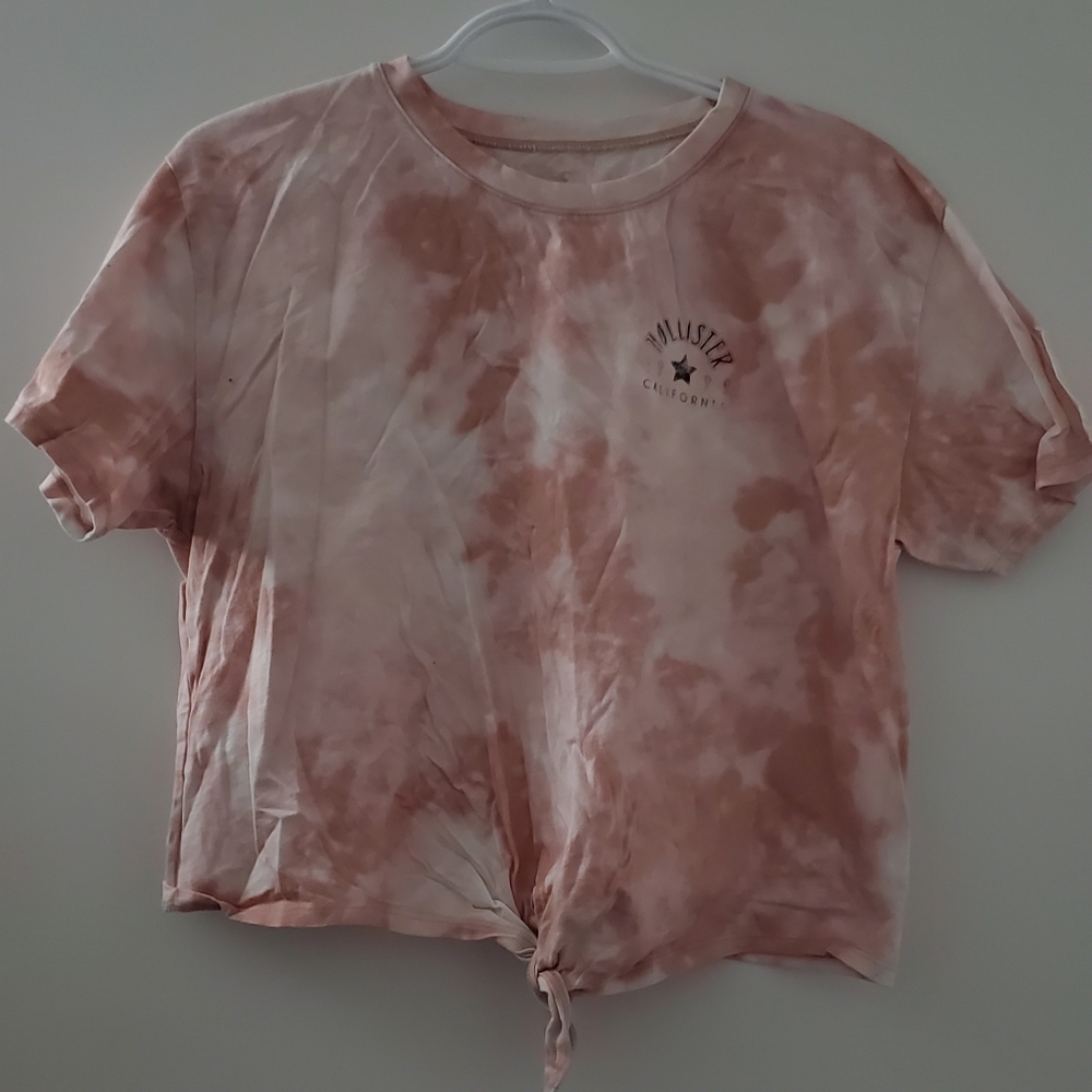 Hollister tie dye crop top